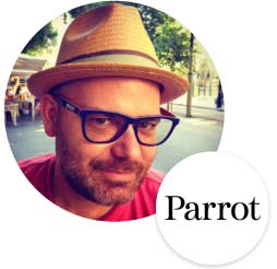 Mathieu Parisot, Senior Digital Manager at Parrot